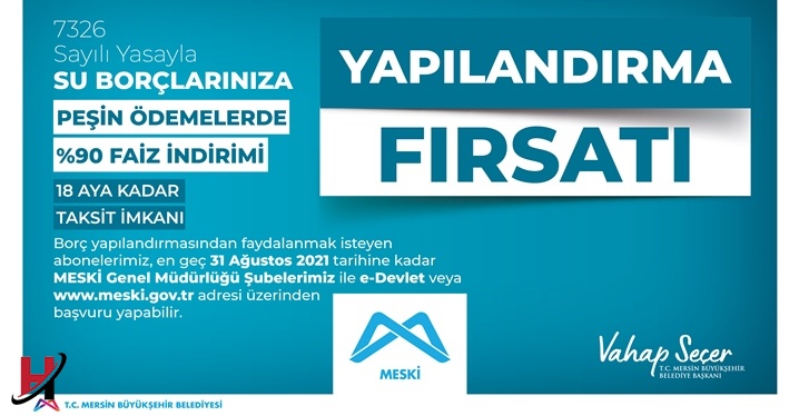 Meski, Su Faturası Borçlarını Yapılandırıyor