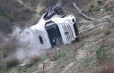 Tarsus'ta LPG Yüklü Tanker Şarampole Uçtu