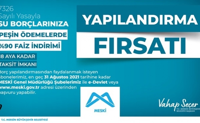 Meski, Su Faturası Borçlarını Yapılandırıyor